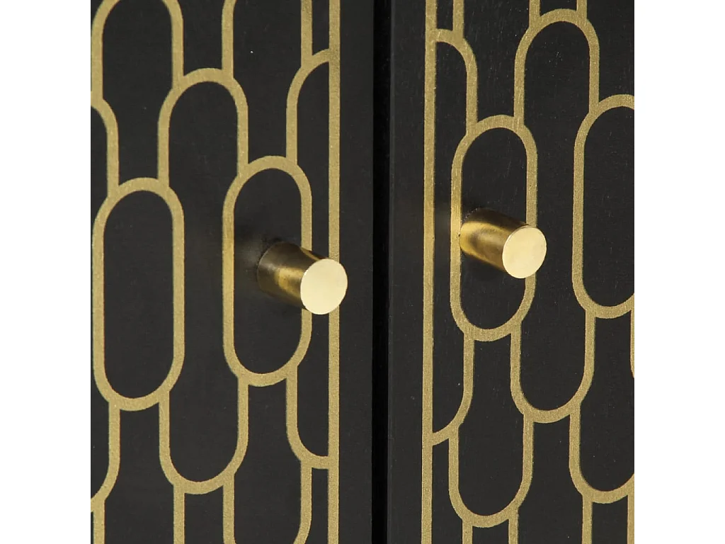 Mueble auxiliar 60x33x75 cm madera maciza de mango