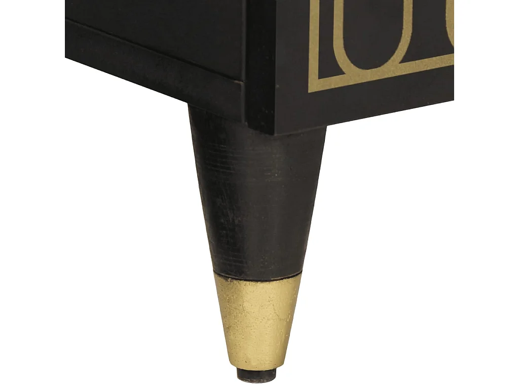 Mueble auxiliar 60x33x75 cm madera maciza de mango