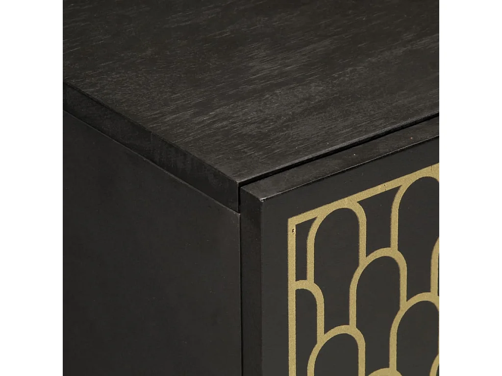 Beistellschrank 60x33x75 cm aus massivem Mangoholz