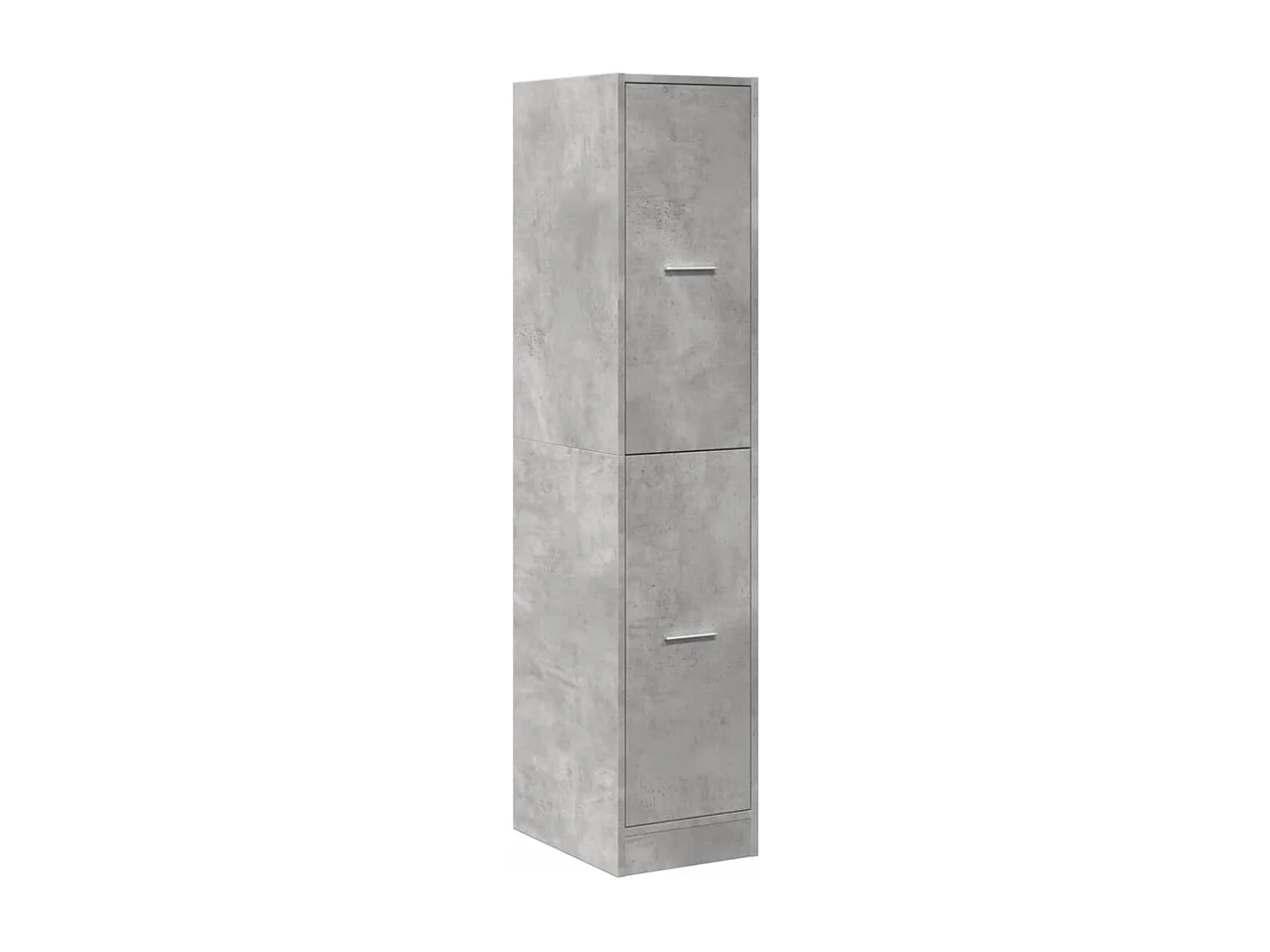 Armoire d'apothicaire gris béton 30x41x144,5 cm bois ingénierie