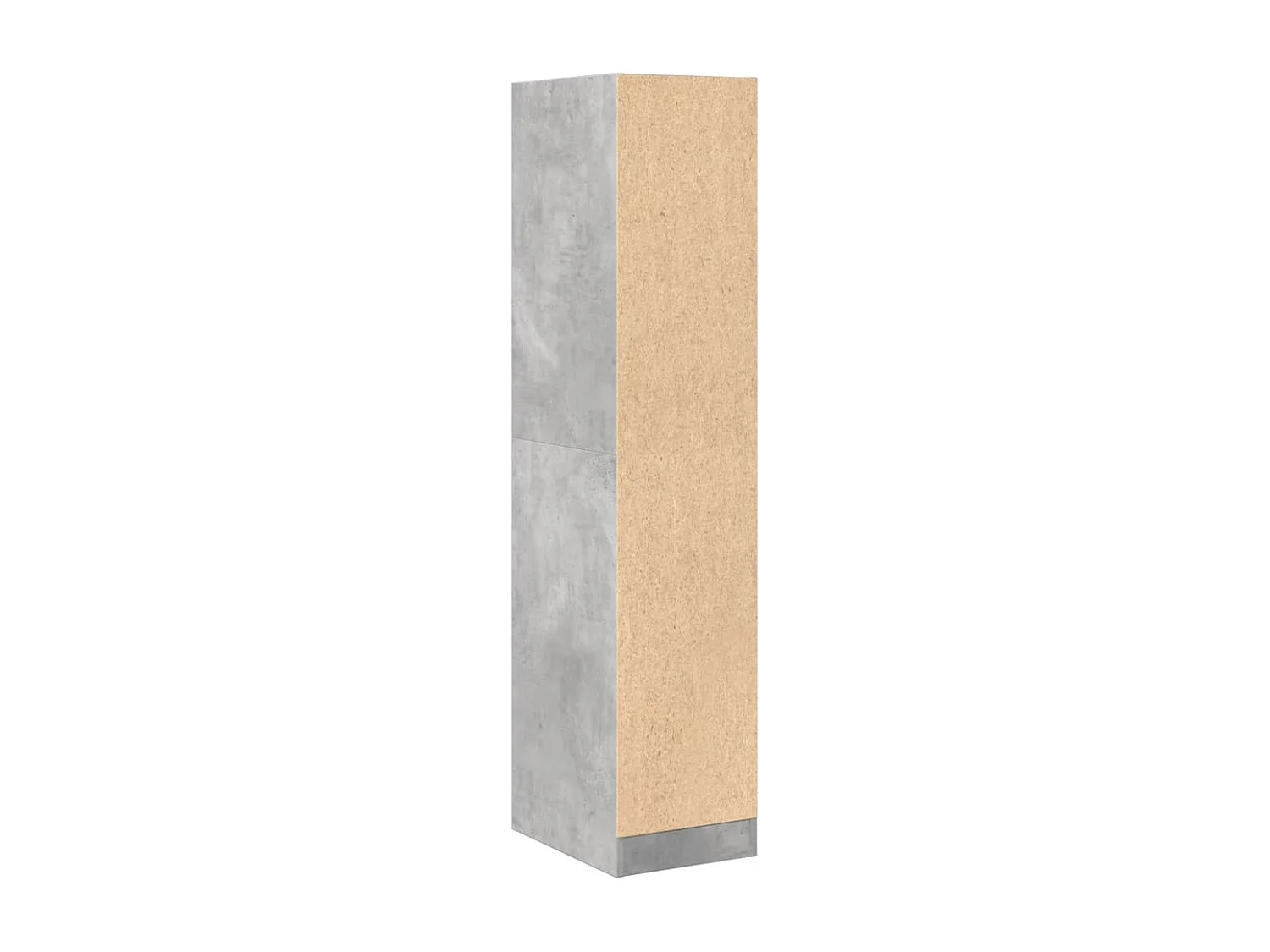 Armoire d'apothicaire gris béton 30x41x144,5 cm bois ingénierie