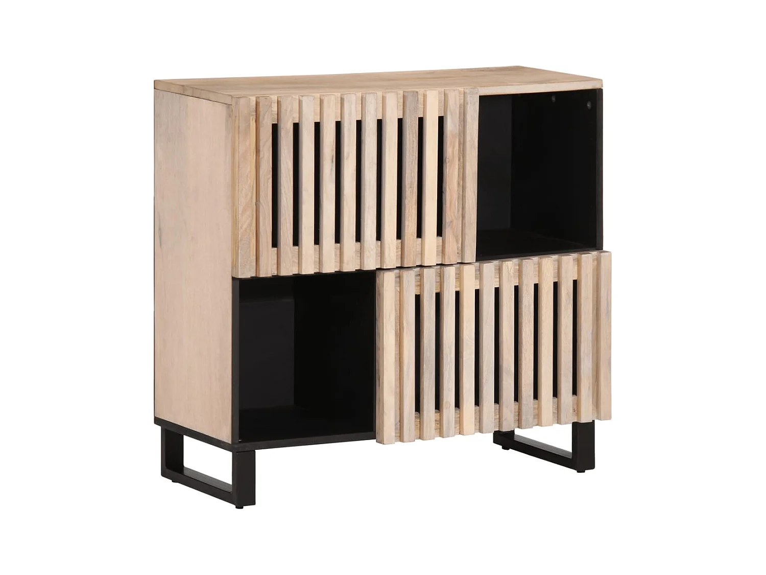 Buffet 80x34x75 cm Bois massif de manguier