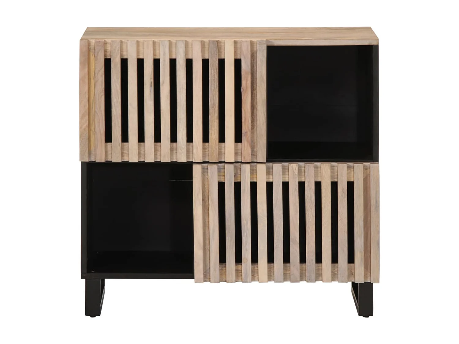 Buffet 80x34x75 cm Bois massif de manguier