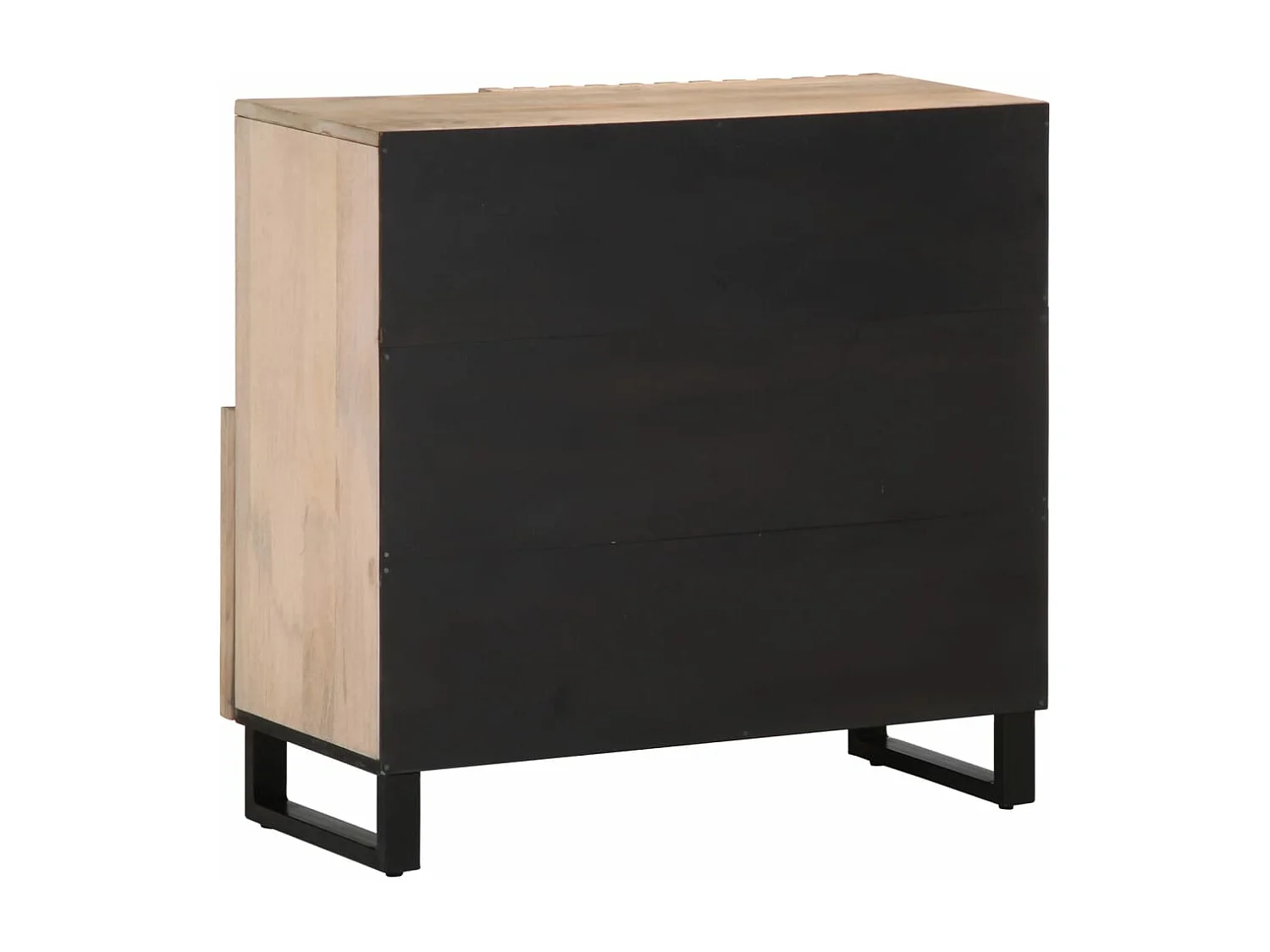 Buffet 80x34x75 cm Bois massif de manguier