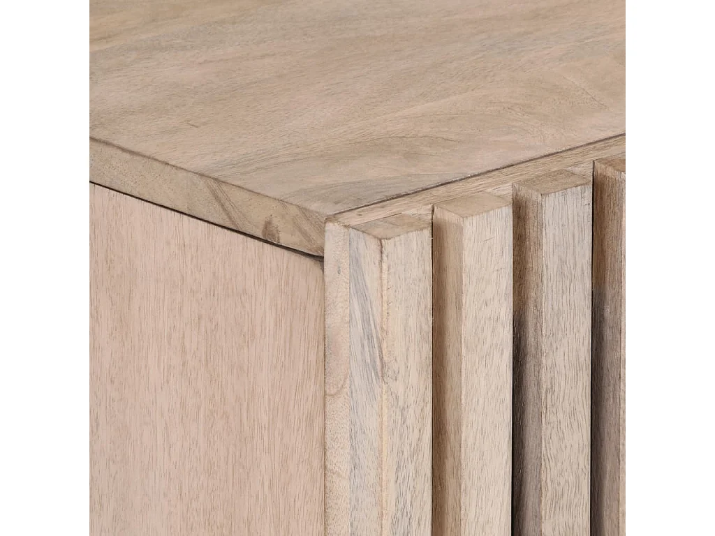 Buffet 80x34x75 cm Bois massif de manguier