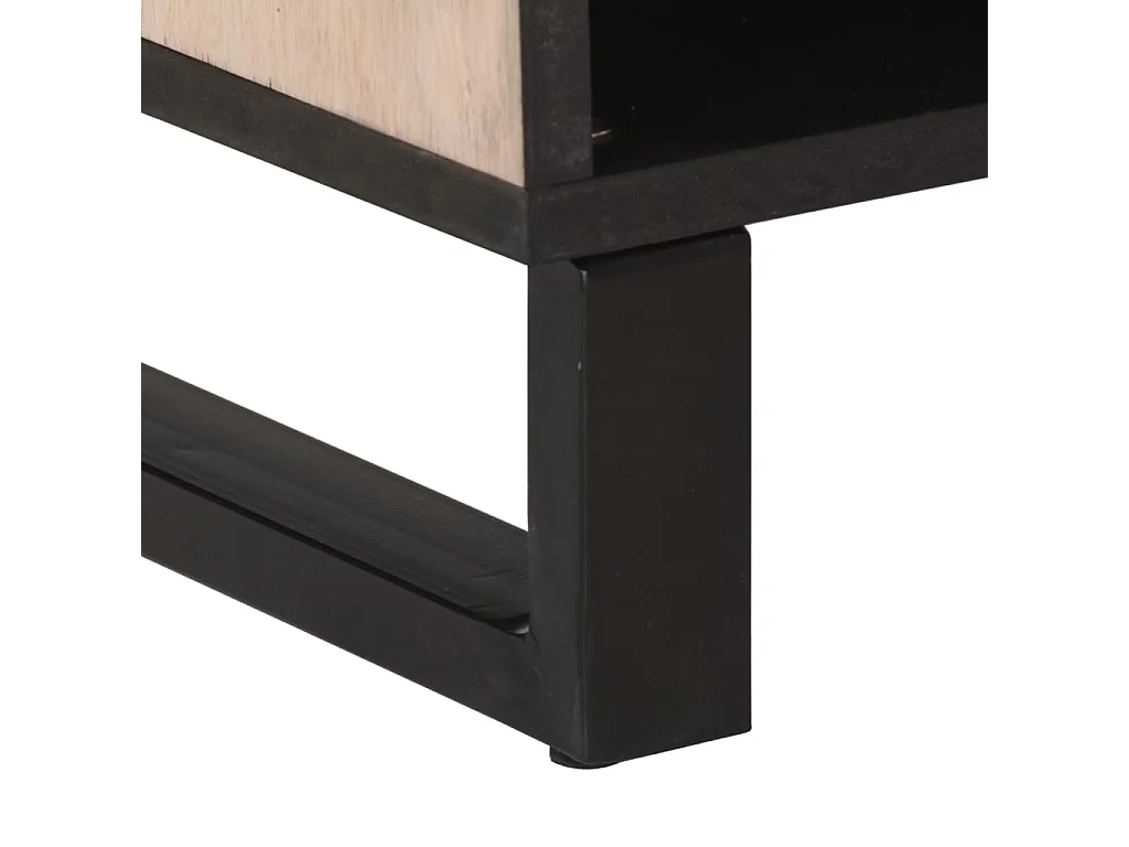 Buffet 80x34x75 cm Bois massif de manguier