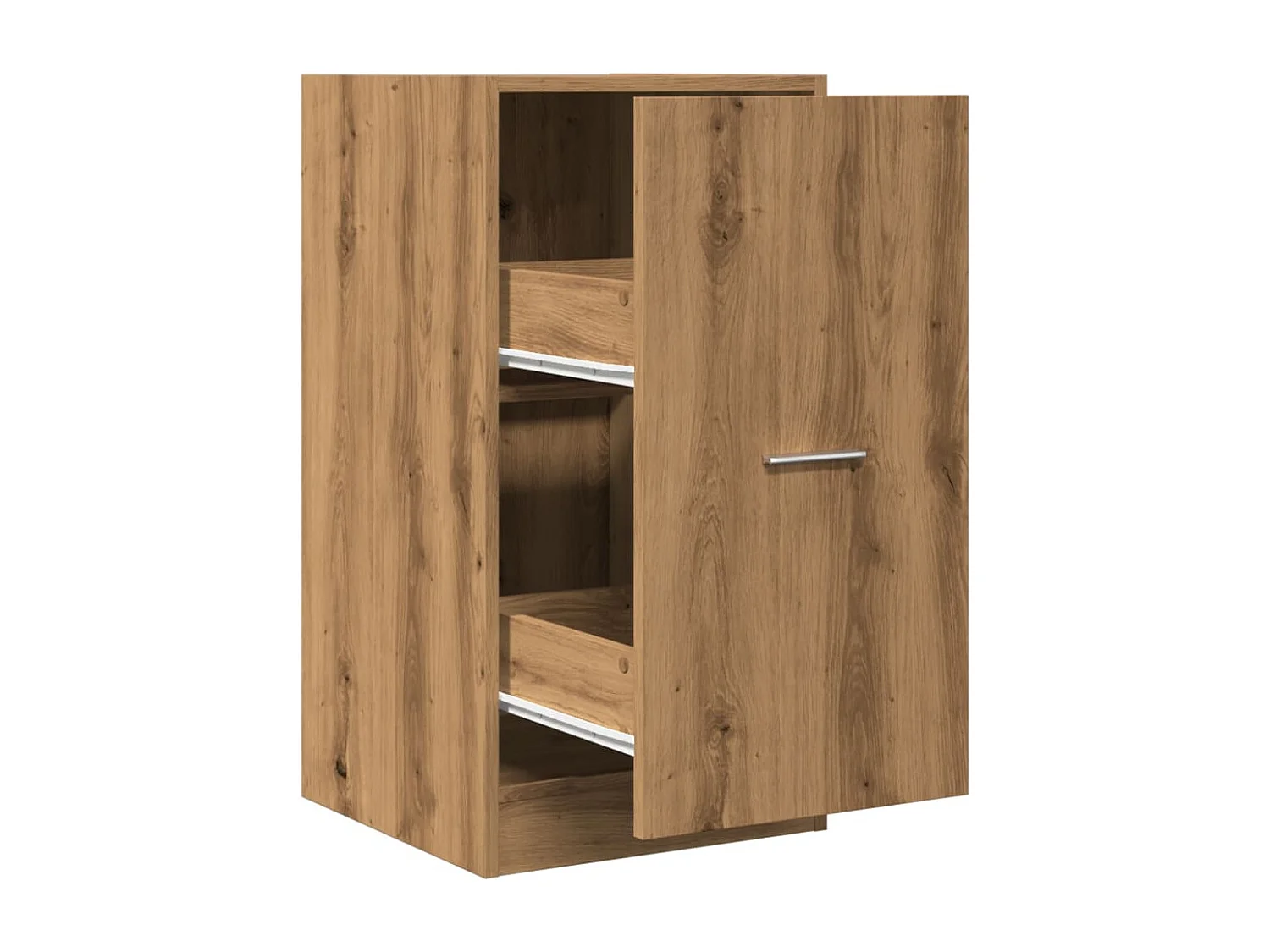 Mobile da farmacia artigianale in legno ingegnerizzato di rovere