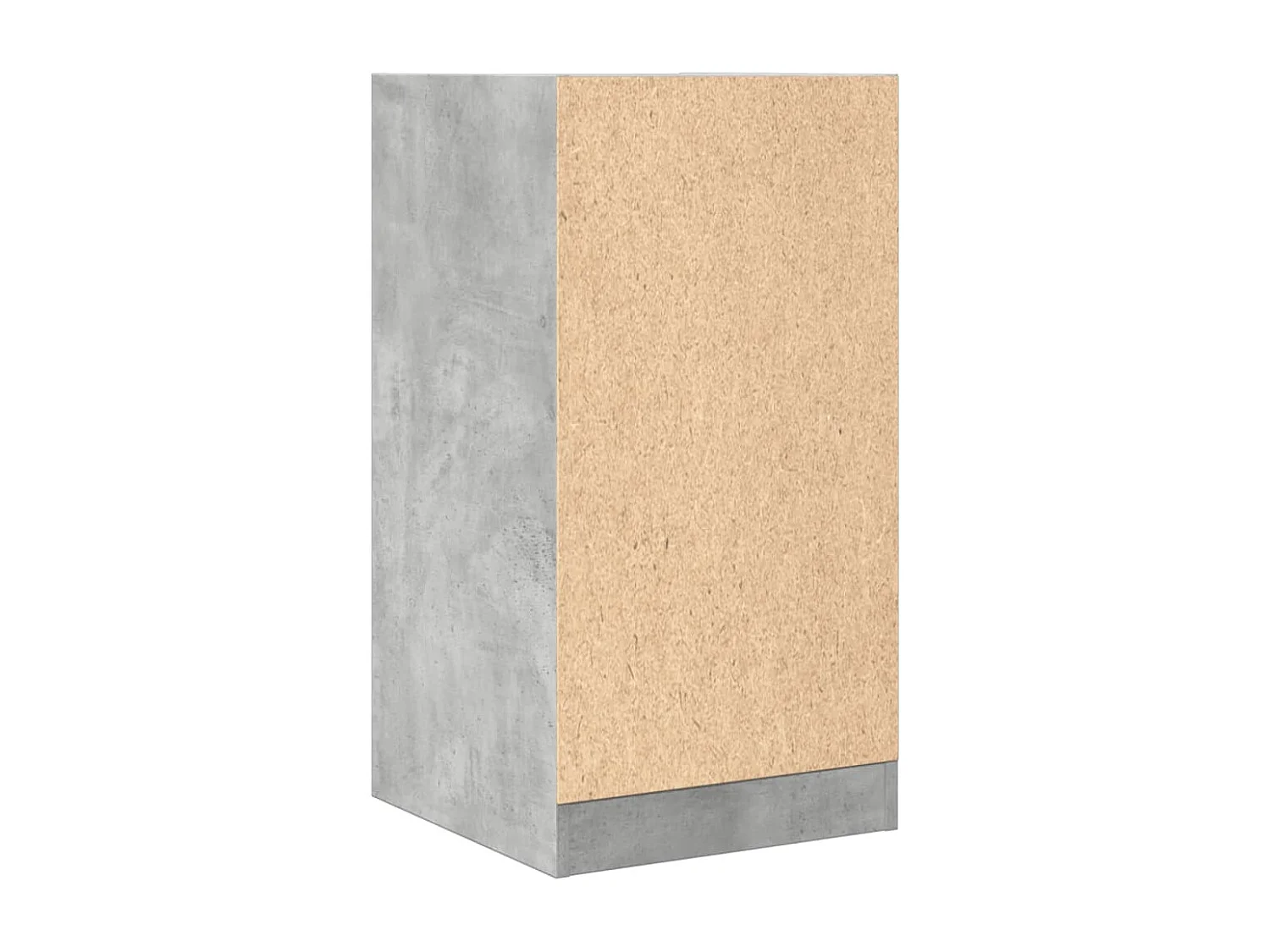 Armoire d'apothicaire gris béton 40x41x77,5cm bois d'ingénierie