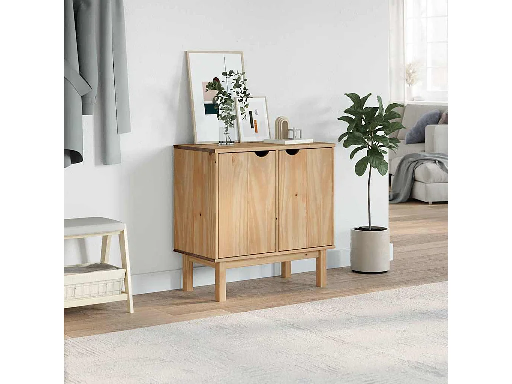 Armoire de couloir OTTA 75x40x75 cm bois de pin massif