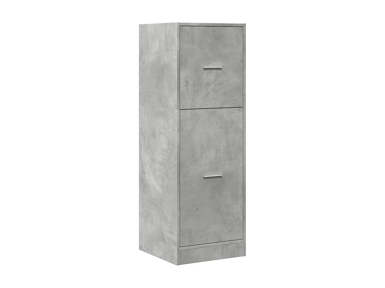 Betongrauer Apothekerschrank 40x41x118 cm, Holzwerkstoff