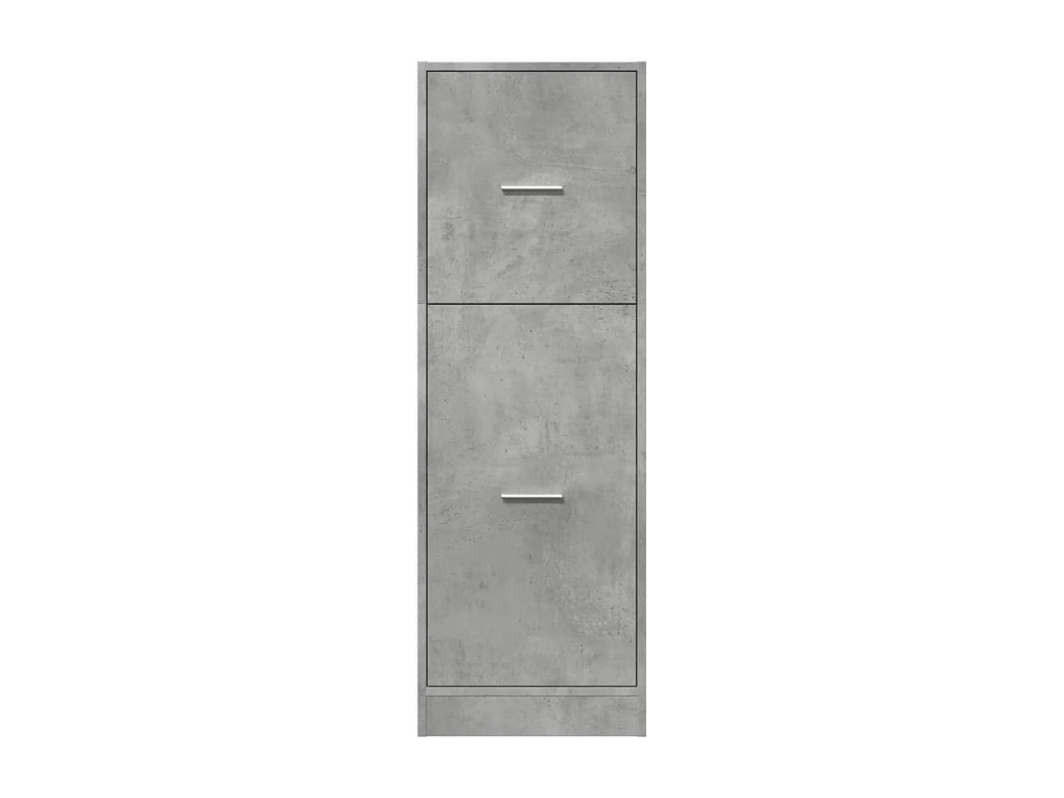 Armoire d'apothicaire gris béton 40x41x118 cm bois d'ingénierie