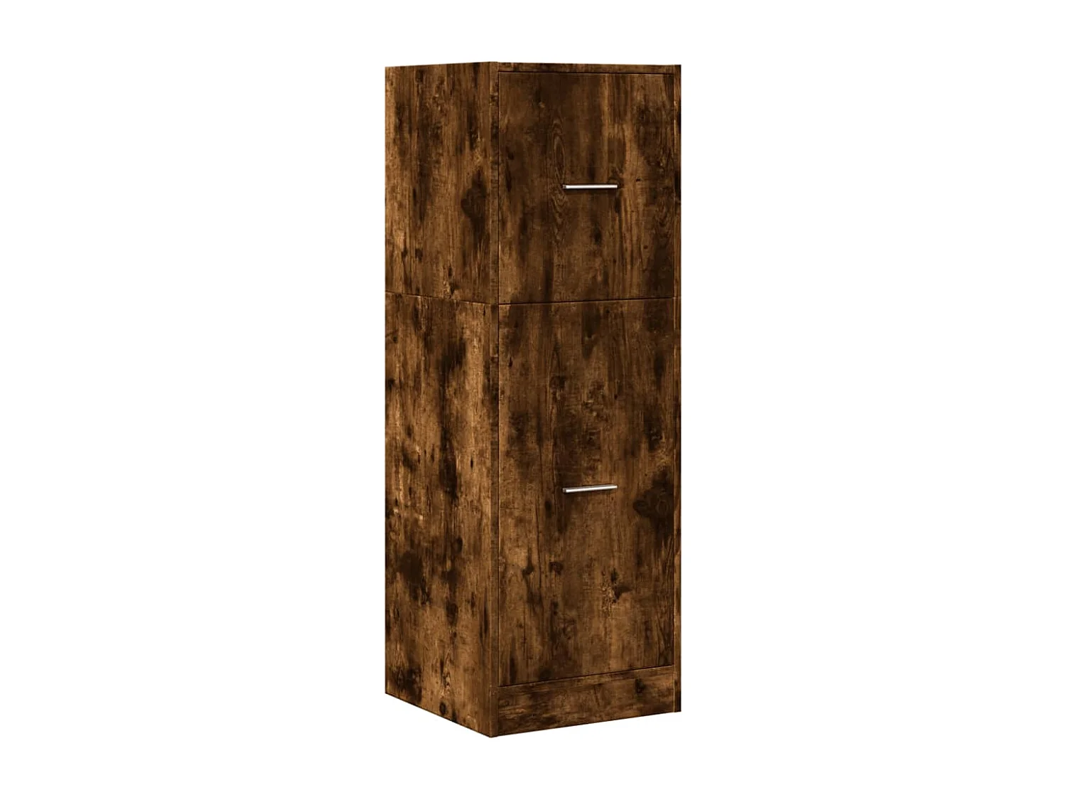 Mueble boticario roble ahumado 40x41x118 cm madera contrachapada