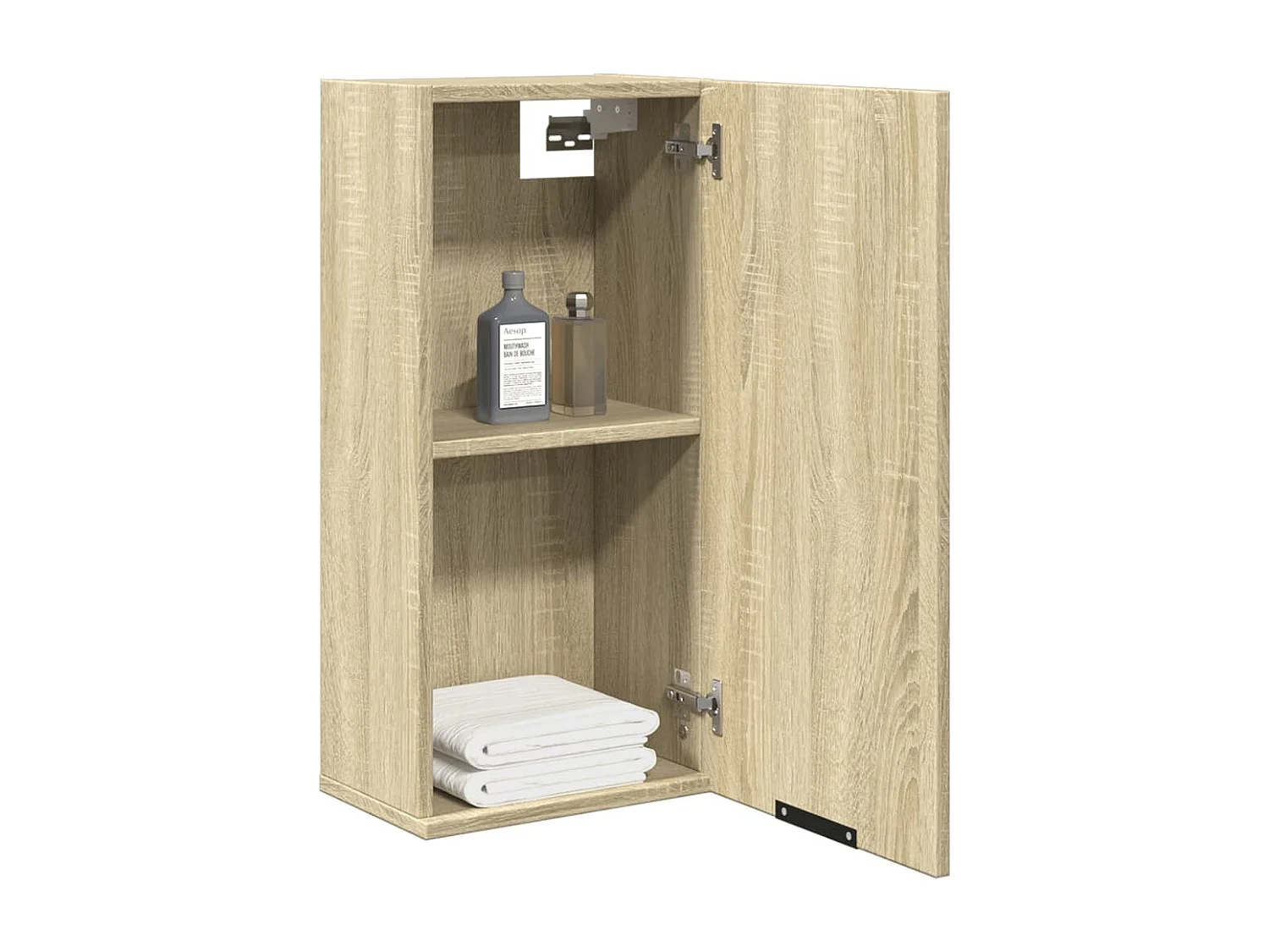 Mobile bagno sospeso rovere Sonoma 32x20x67 cm