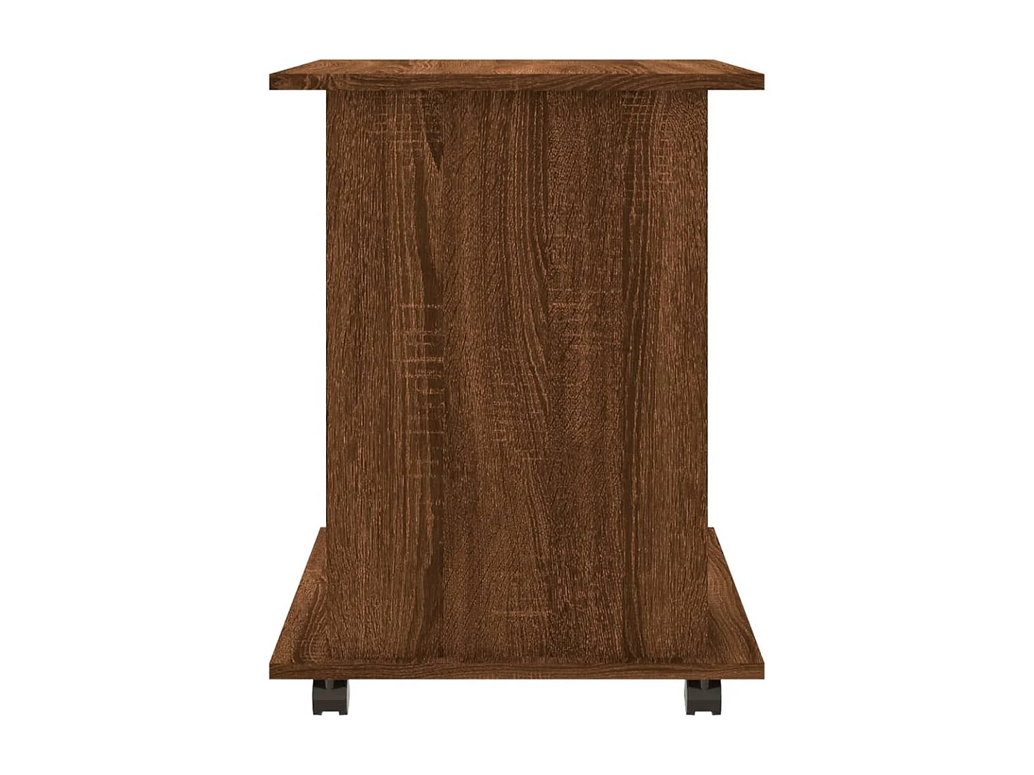 Armoire roulante chêne marron 60x45x60 cm Bois d'ingénierie