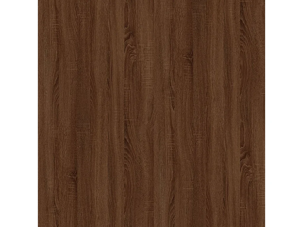 Armoire roulante chêne marron 60x45x60 cm Bois d'ingénierie