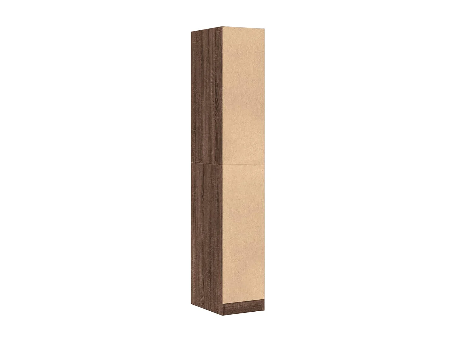 Bruin eiken apothekerskast 30x41x174,5 cm samengesteld hout