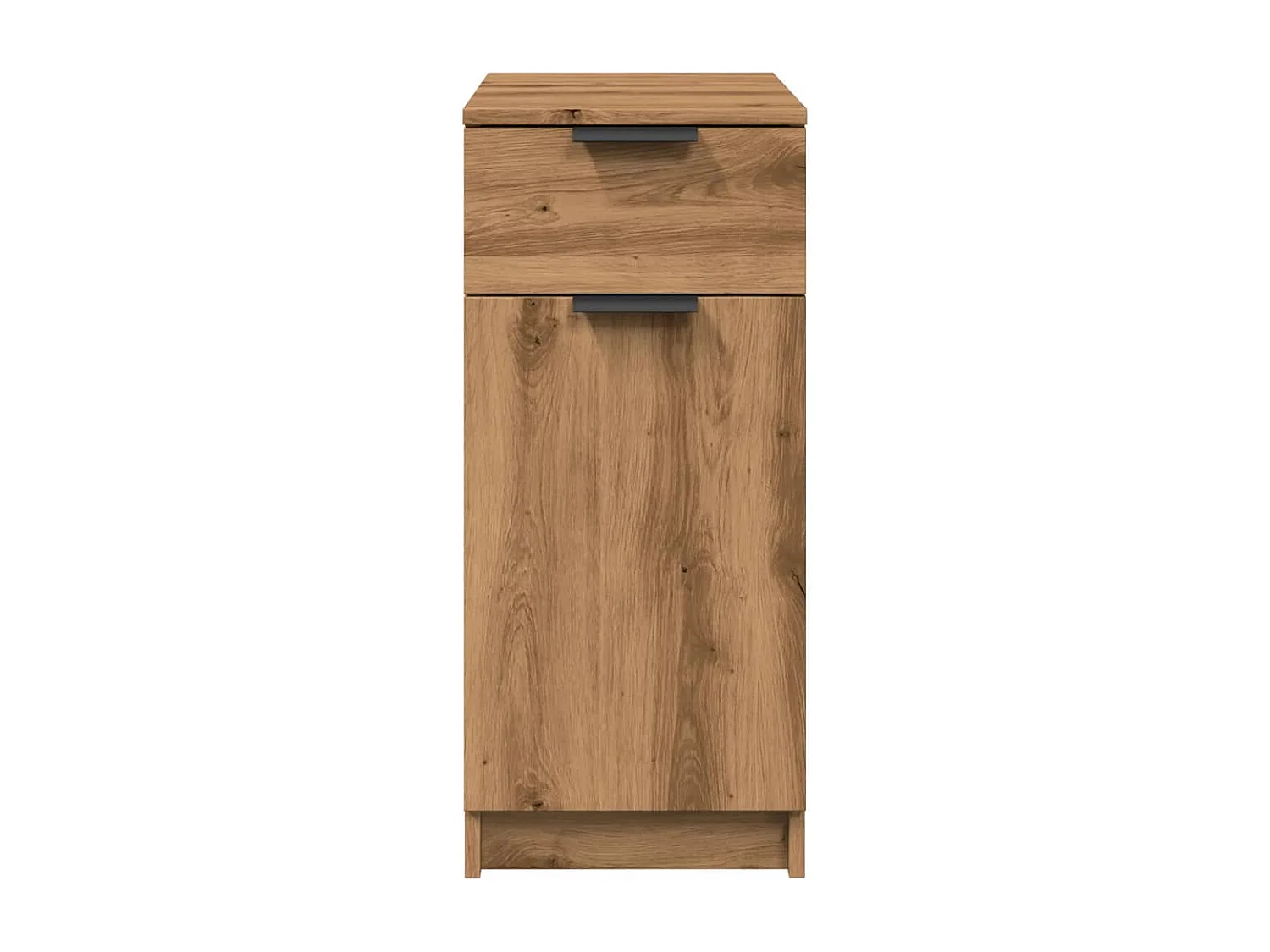 Armoire de bureau chêne artisanal 33x50x75 cm bois d'ingénierie