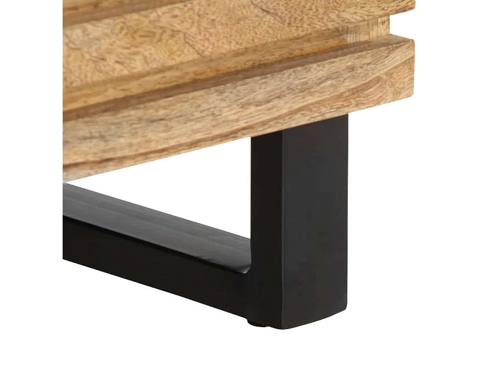 Buffet 40x34x75 cm bois de manguier massif brut