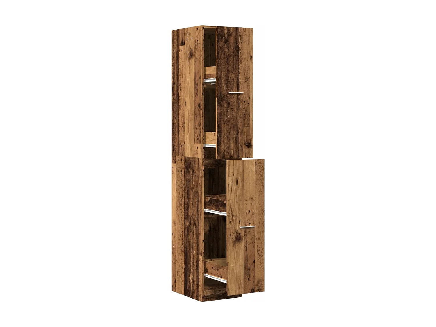 Mueble boticario madera vieja 30x41x174,5 cm madera contrachapada