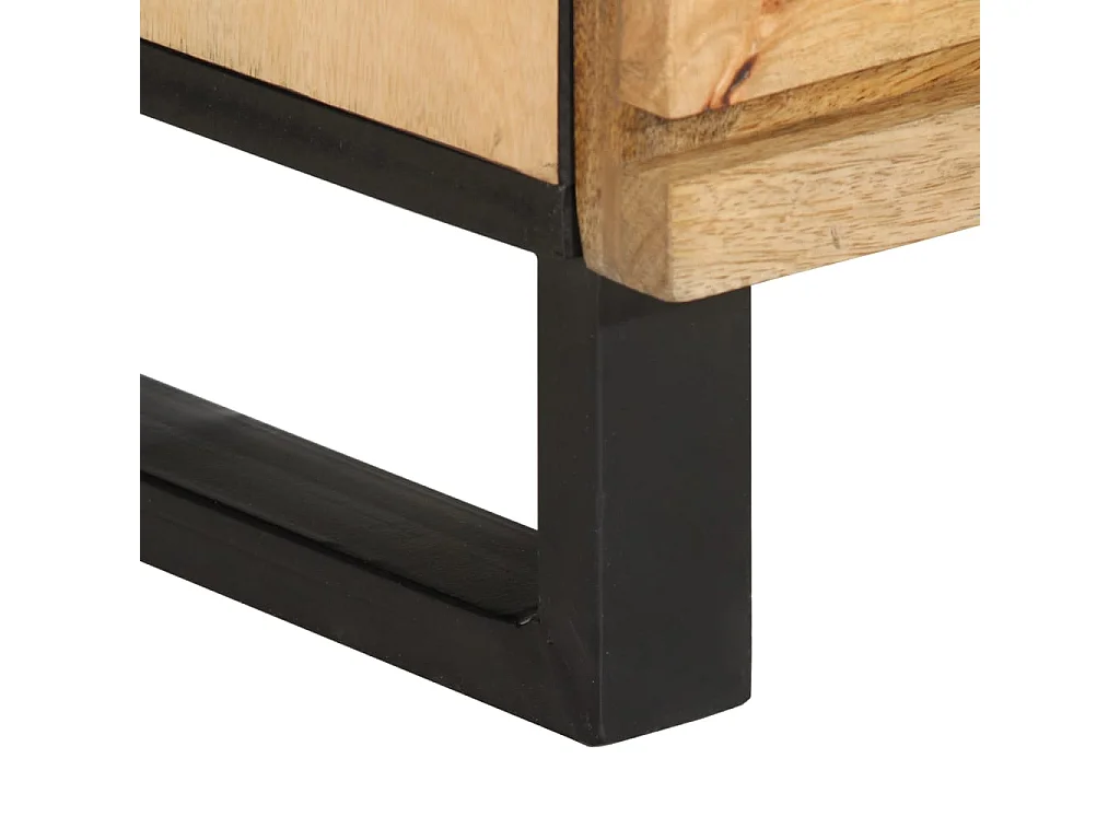 Aparador 60x34x75 cm madera maciza de mango en bruto