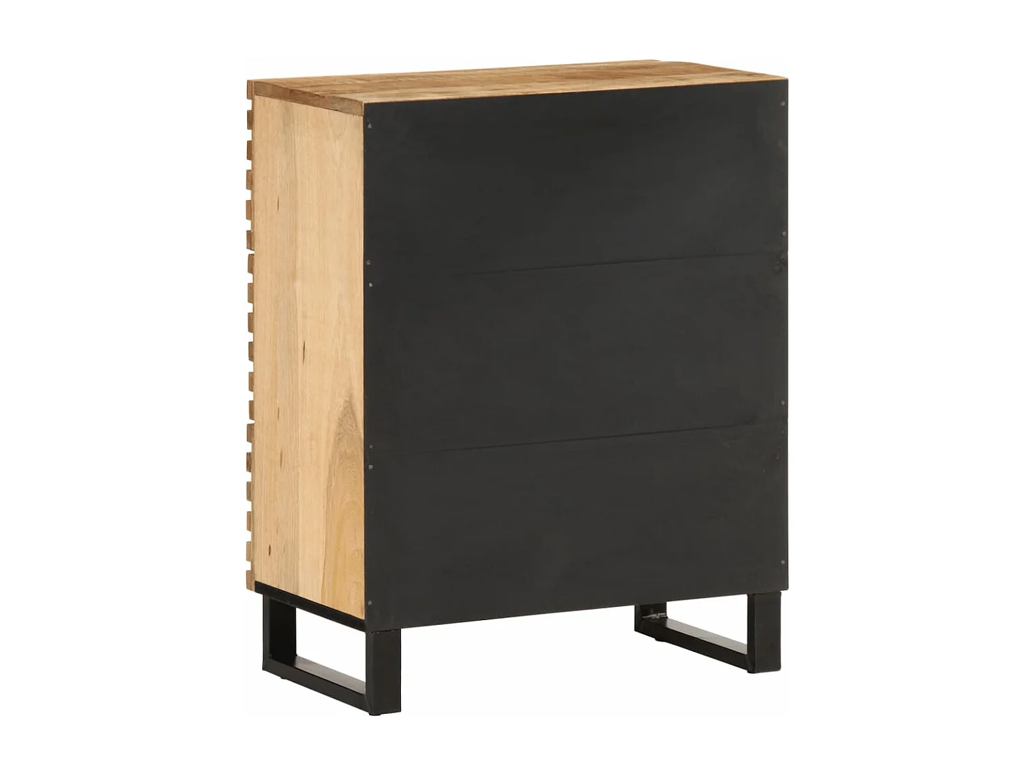 Sideboard 60x34x75 cm, massives rohes Mangoholz