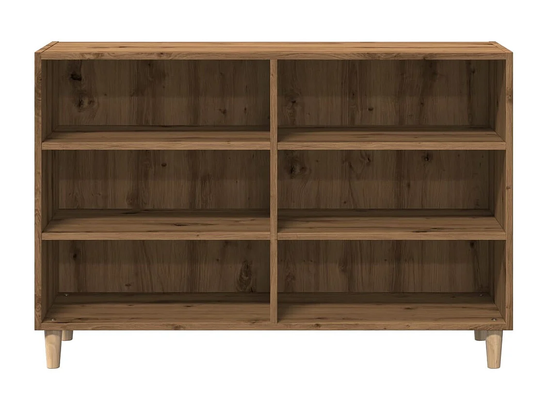 Buffet chêne artisanal 103,5x35x70 cm bois d'ingénierie