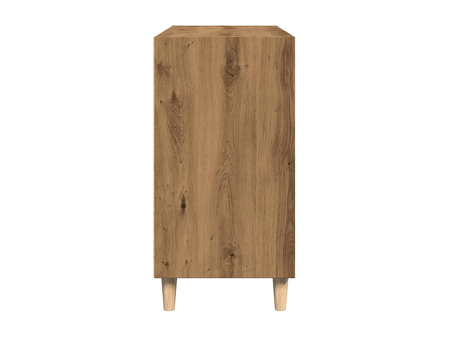 Buffet chêne artisanal 103,5x35x70 cm bois d'ingénierie