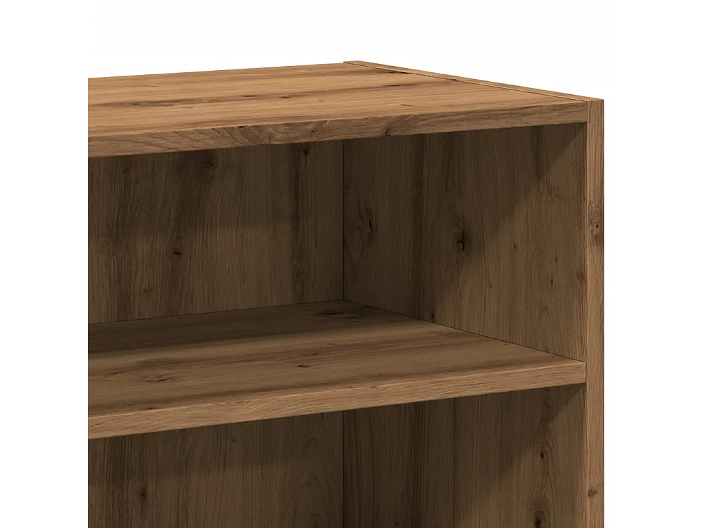 Buffet chêne artisanal 103,5x35x70 cm bois d'ingénierie