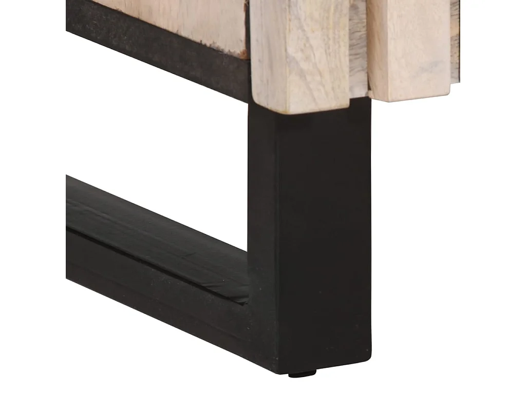 Credenza 60x34x75 cm in legno massello di mango