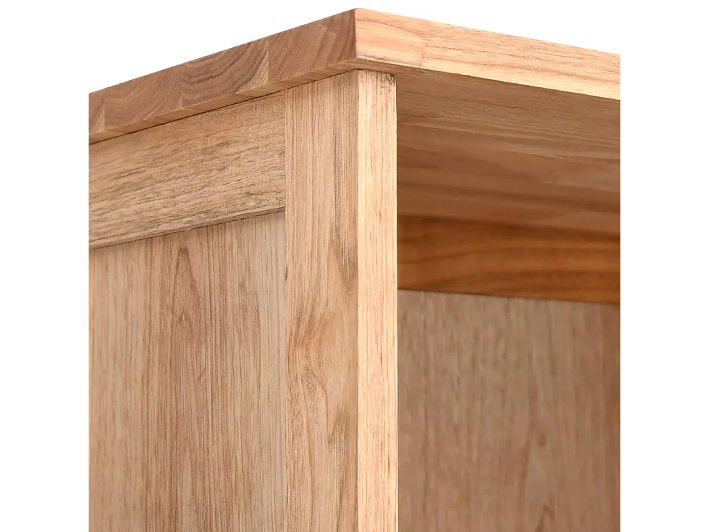 Badkamermeubel 42x29x182 cm Massief walnoothout