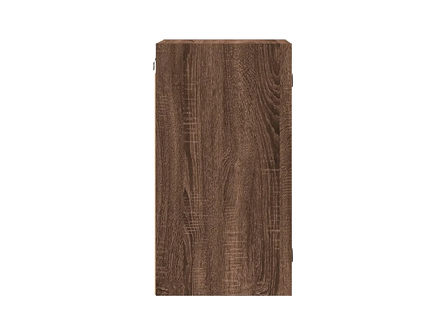 Armoire murale avec portes en verre chêne marron 35x37x68,5 cm