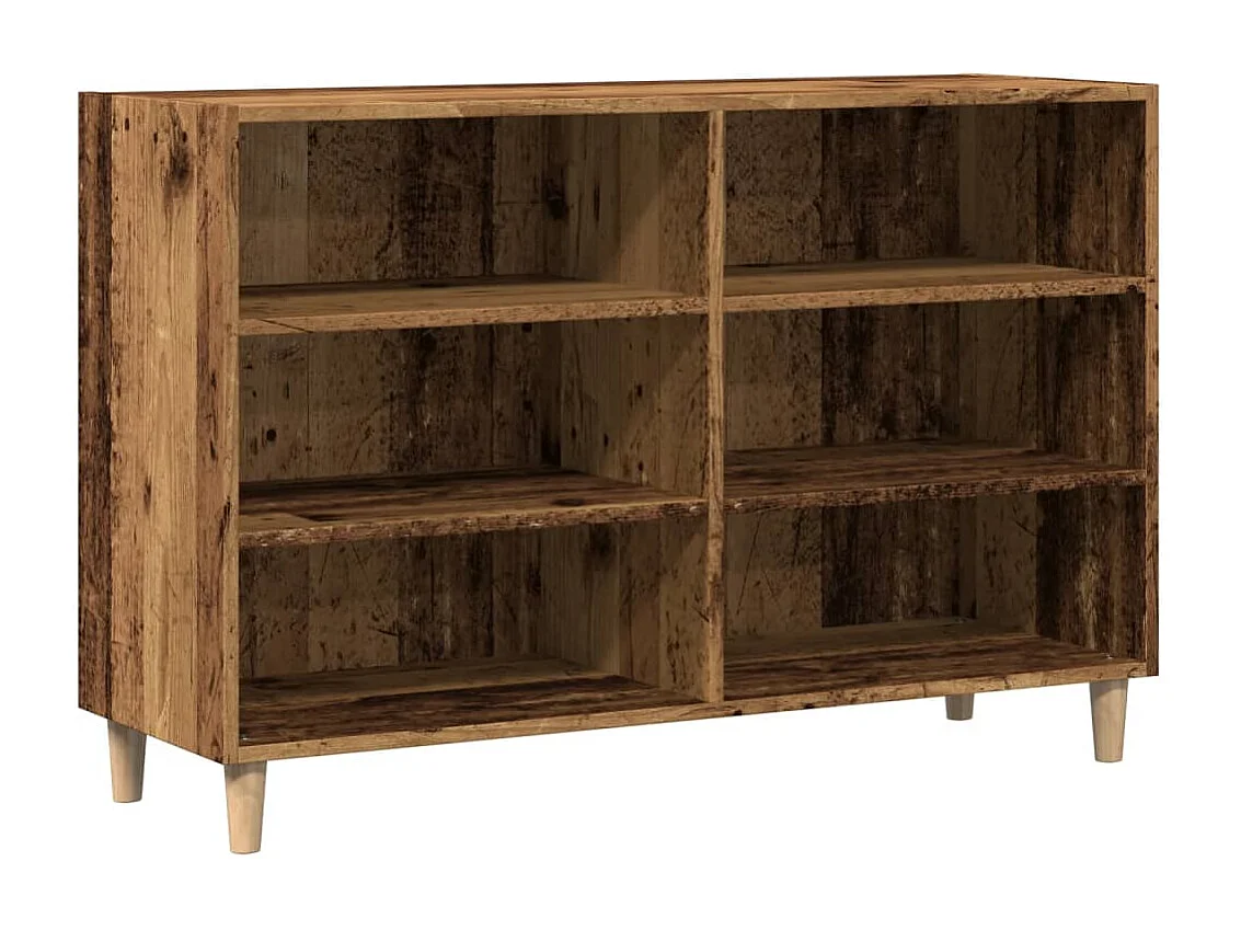 Buffet vieux bois 103,5x35x70 cm bois d'ingénierie