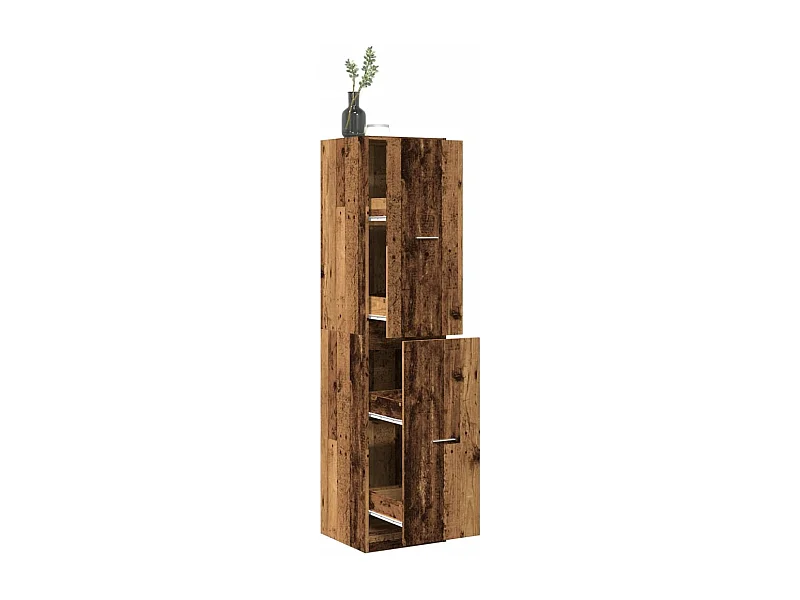 Apothekerschrank Altholz 40x41x174,5 cm Holzwerkstoff