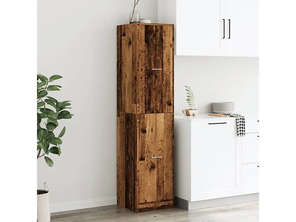 Mueble boticario madera vieja 40x41x174,5 cm madera contrachapada