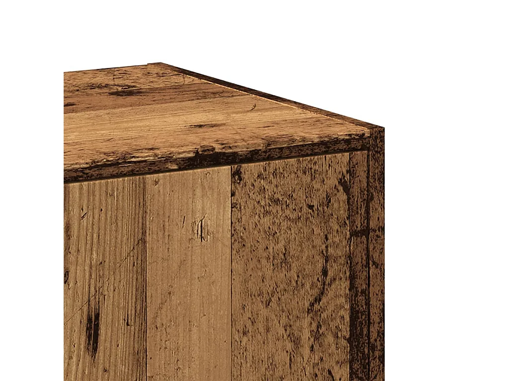 Mobile da farmacia in legno vecchio 40x41x174,5 cm in derivati del legno