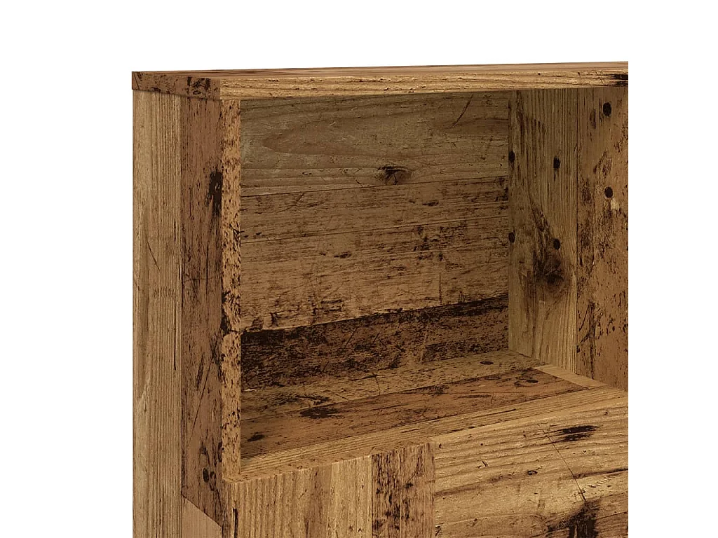 Mobile testiera in legno vecchio 120x19x103,5 cm