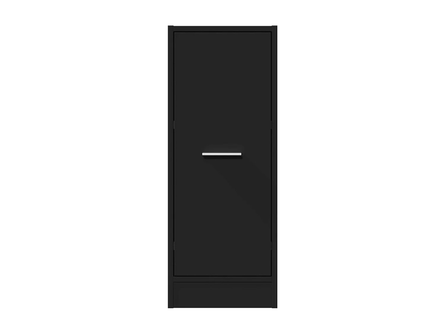 Armoire d'apothicaire noir 30x41x77,5 cm bois d'ingénierie