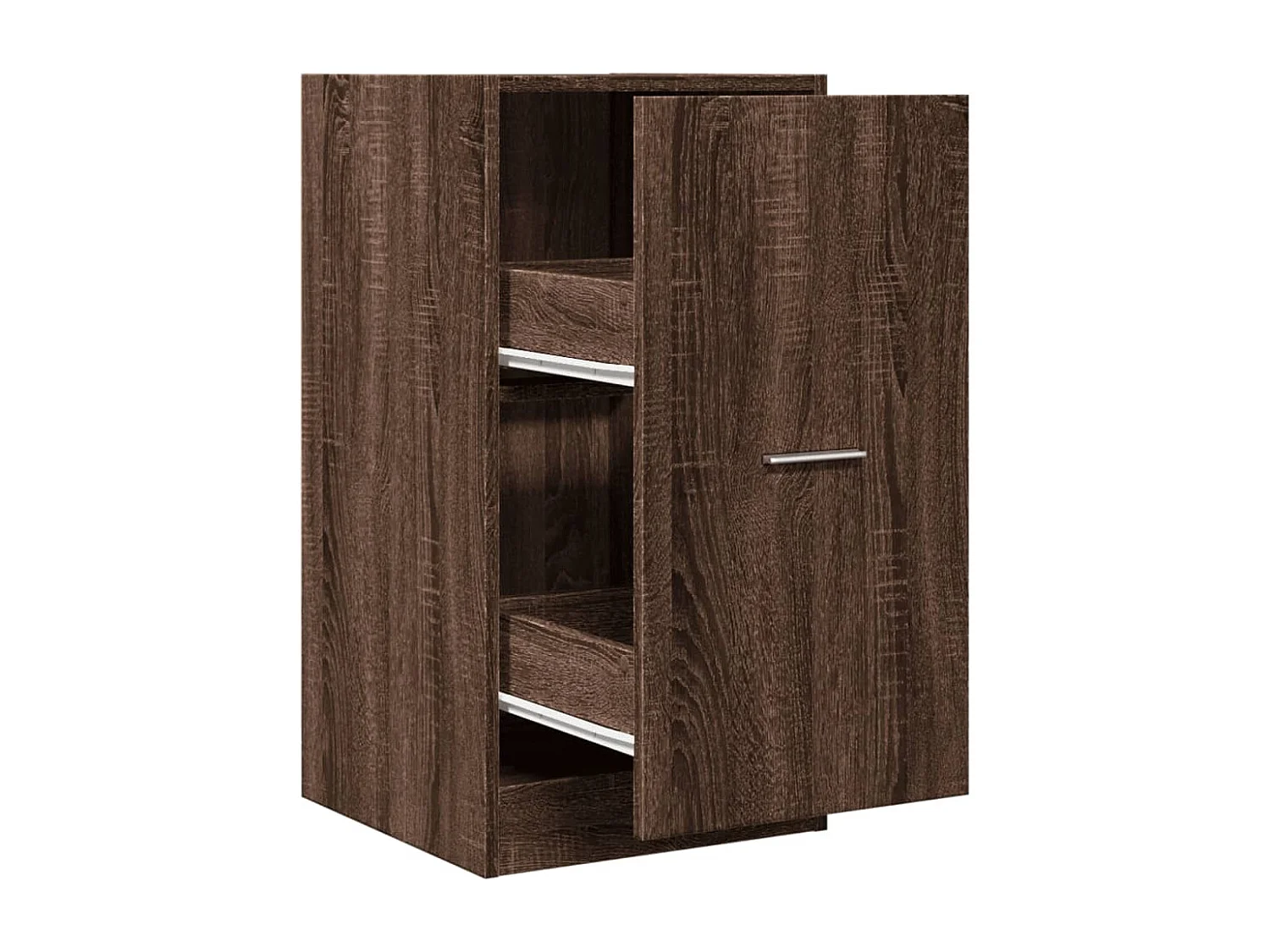 Apothekerschrank aus brauner Eiche, 40 x 41 x 77,5 cm, Holzwerkstoff