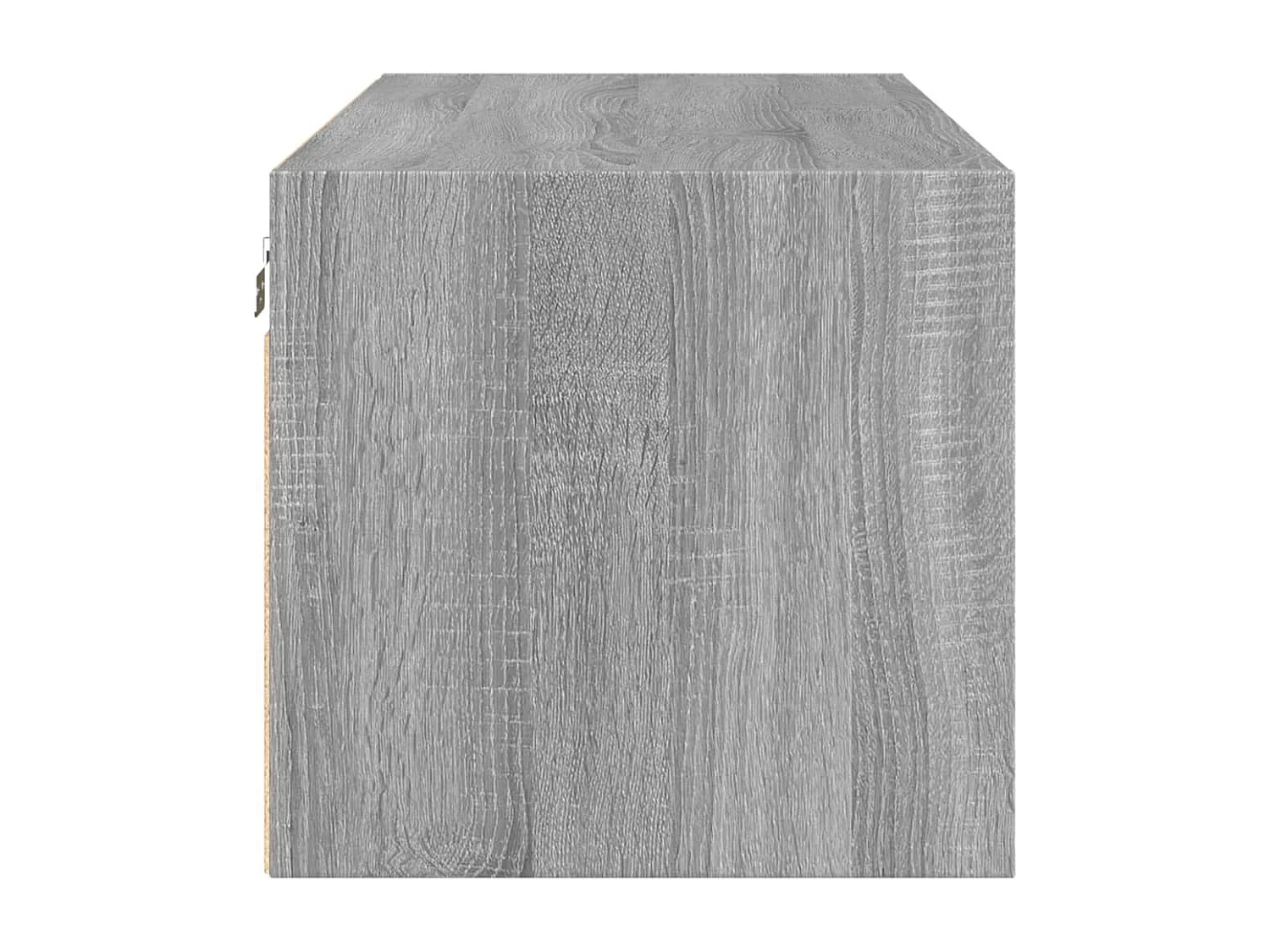Armoire murale avec portes en verre sonoma gris 102x37x35 cm