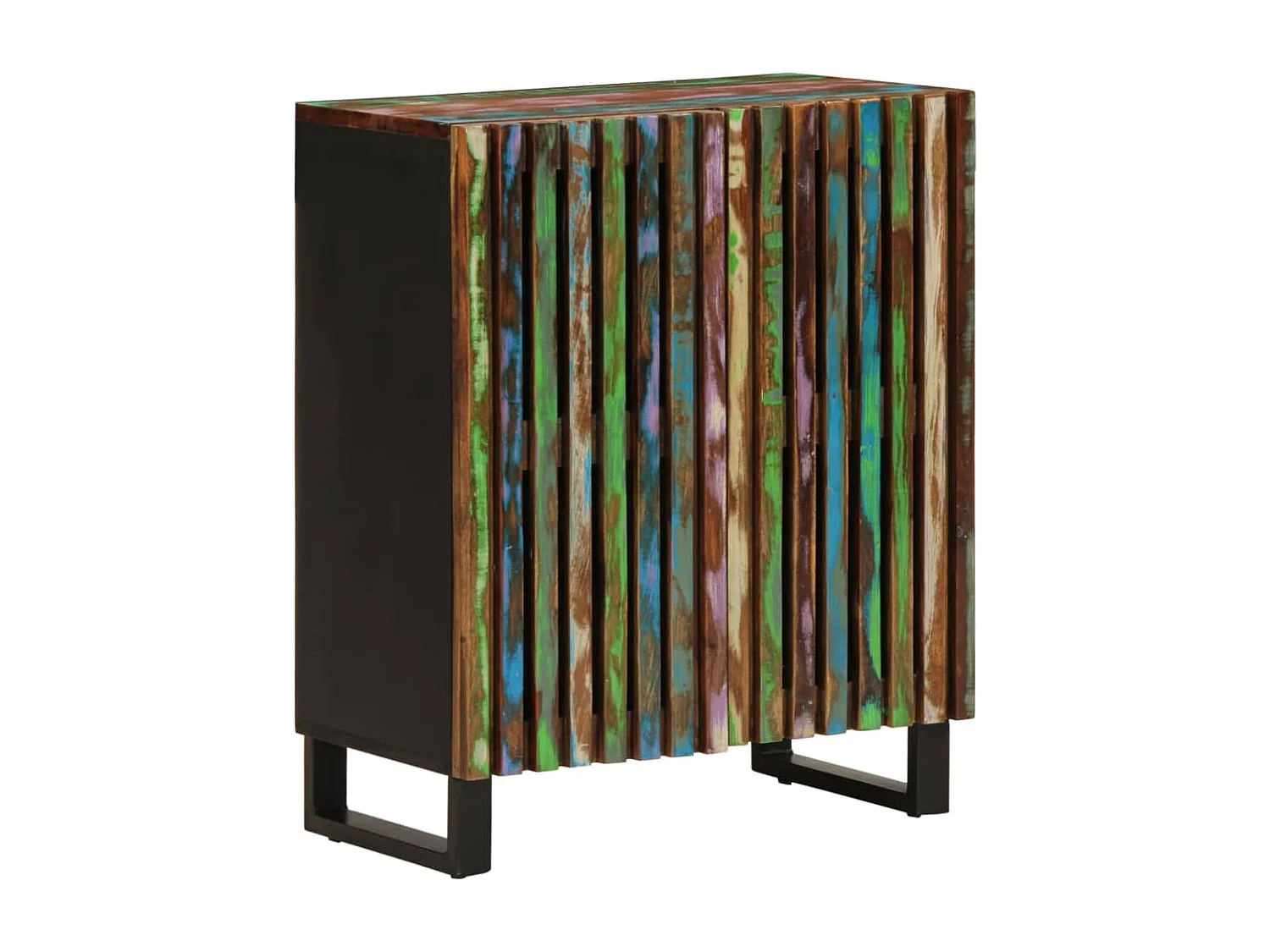 Sideboard 60x34x75 cm aus massivem Akazienholz