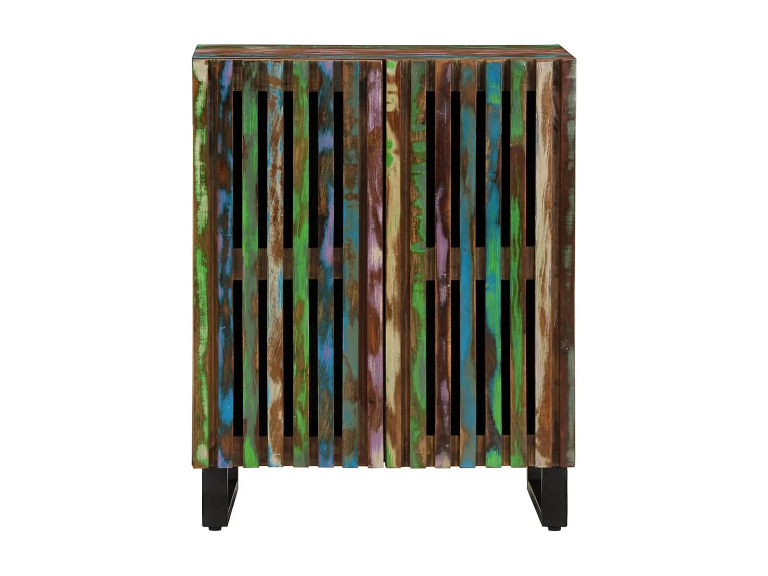 Sideboard 60x34x75 cm aus massivem Akazienholz