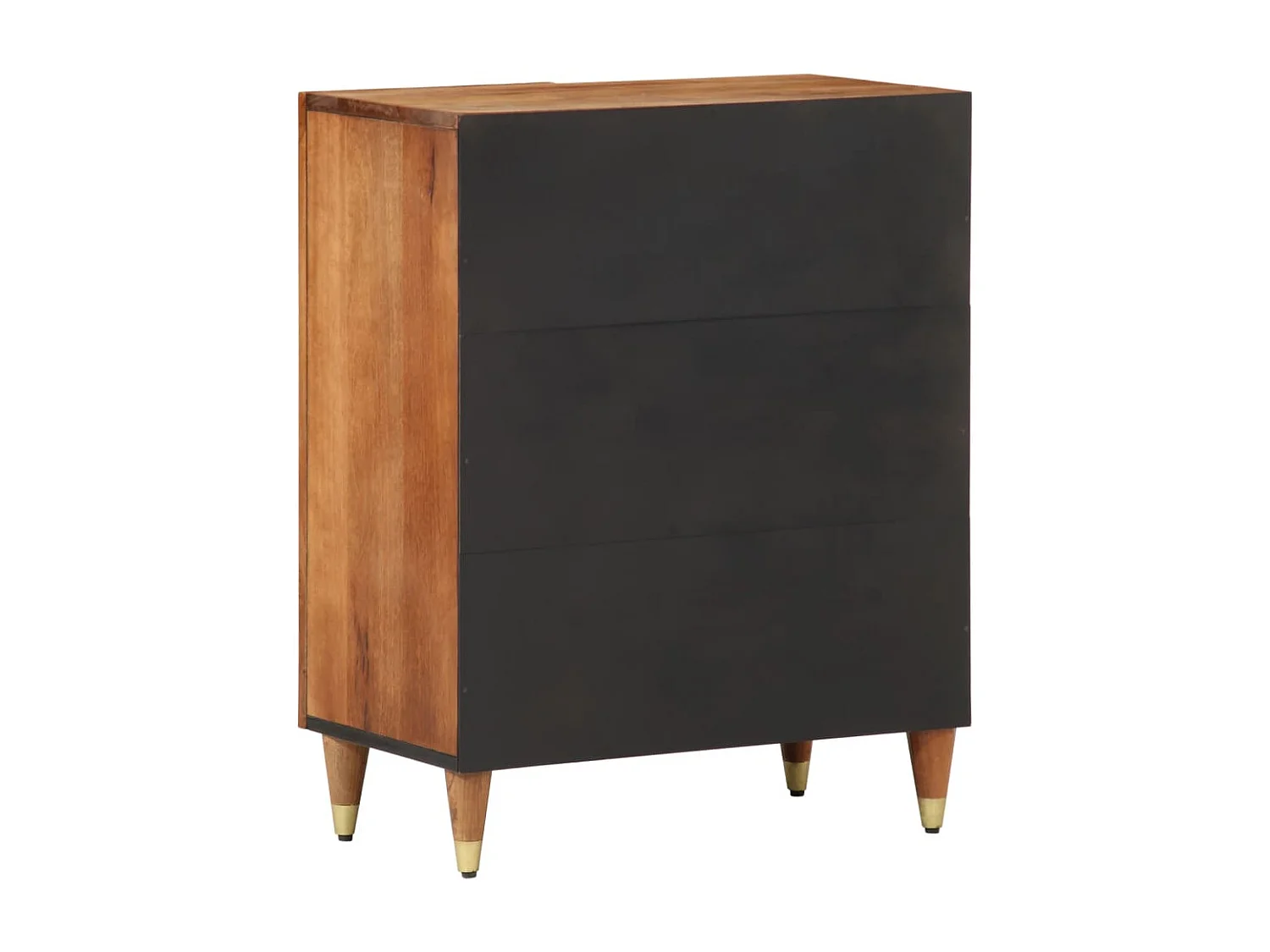 Mueble auxiliar 60x33x75 cm madera maciza de mango