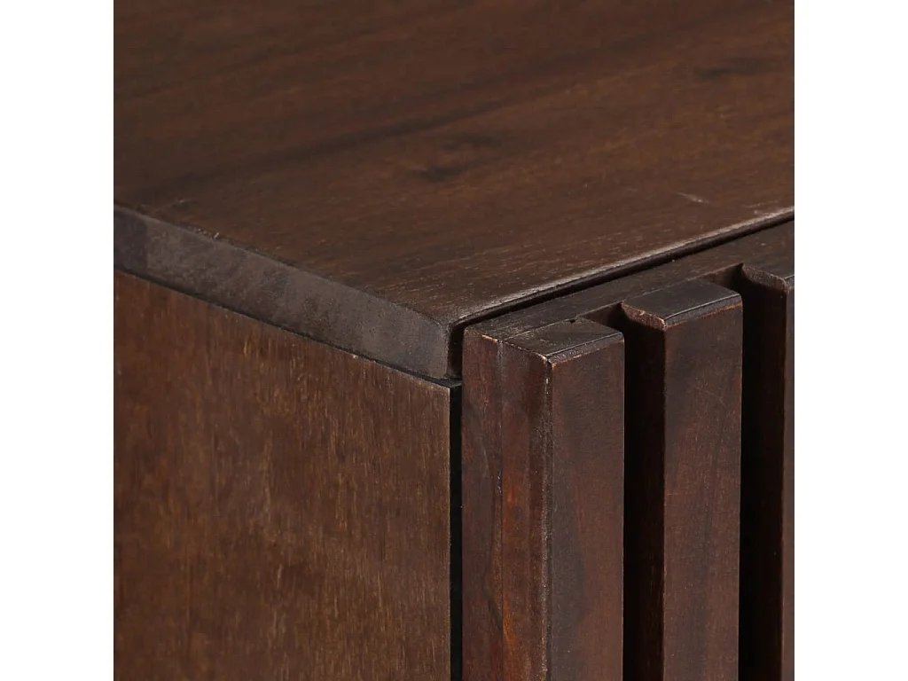 Aparador marrón 60x34x75 cm madera maciza de mango