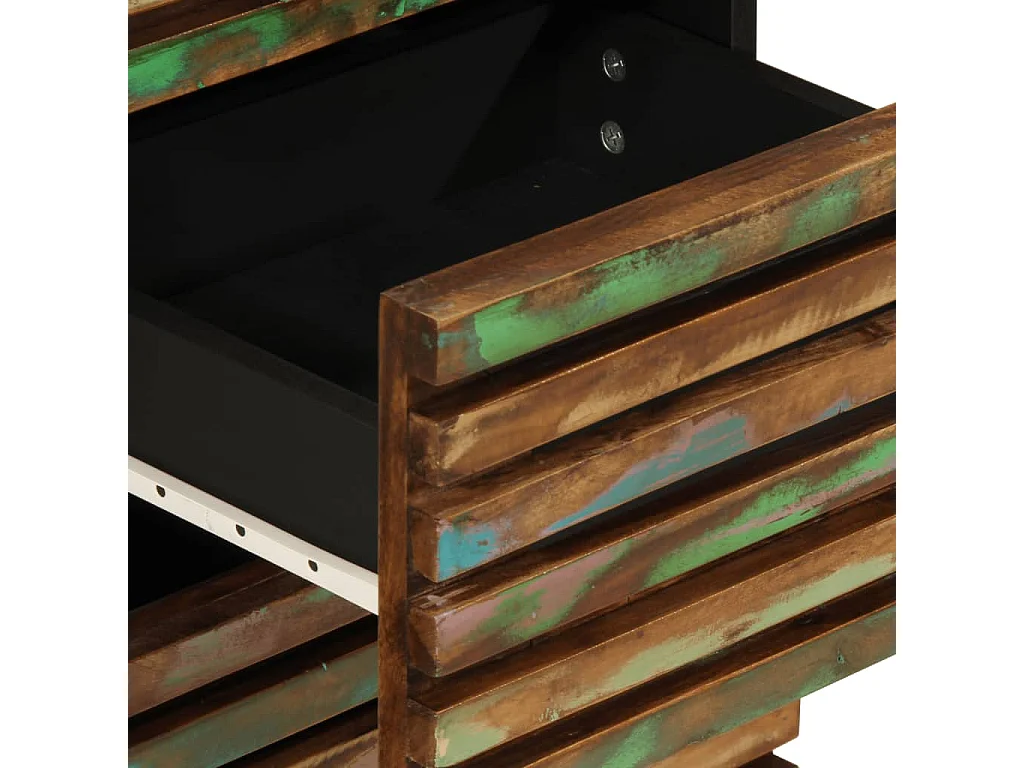 Credenza 40x34x75 cm in legno massello di acacia