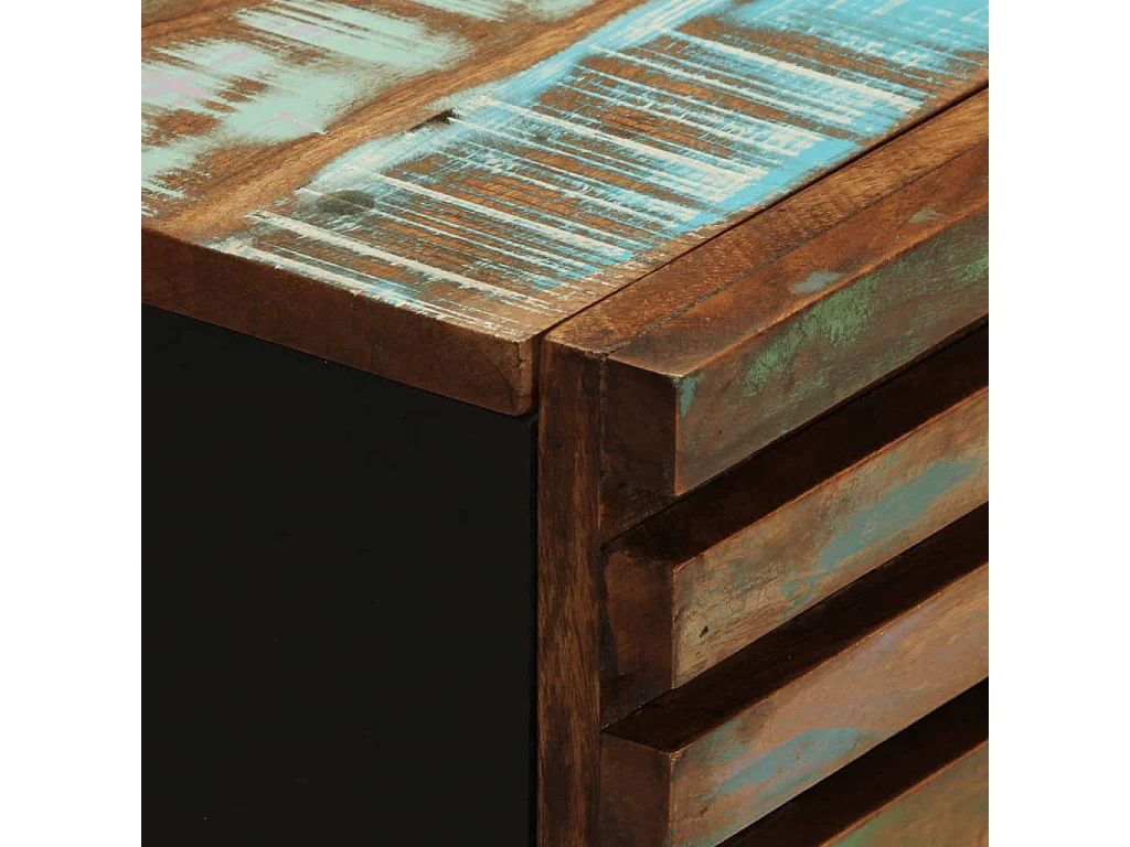 Credenza 40x34x75 cm in legno massello di acacia