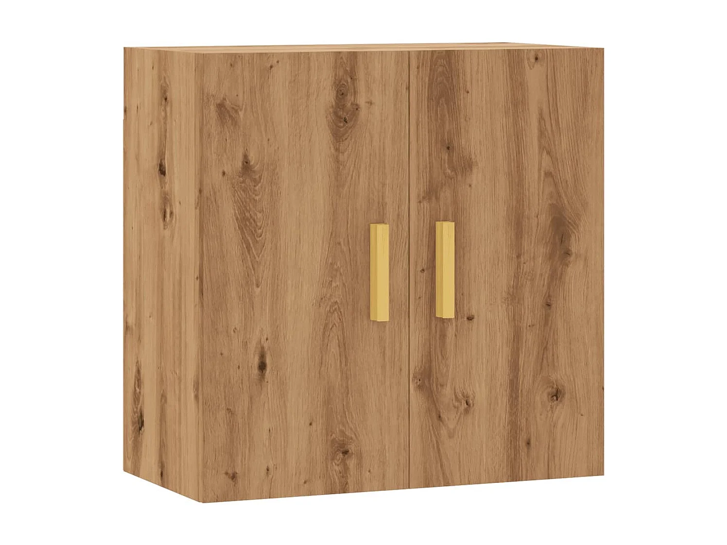 Armoire murale chêne artisanal 60x31x60 cm bois d'ingénierie