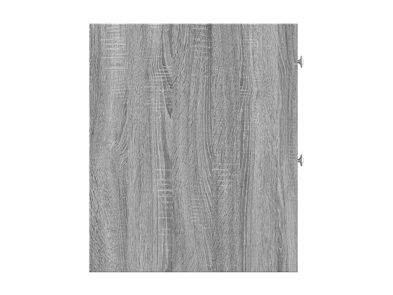 Armoire de salle de bain étroite avec roulettes sonoma gris