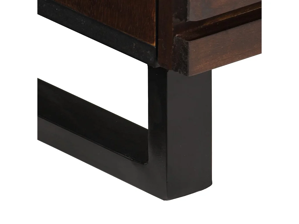 Aparador marrón 60x34x75 cm madera maciza de mango