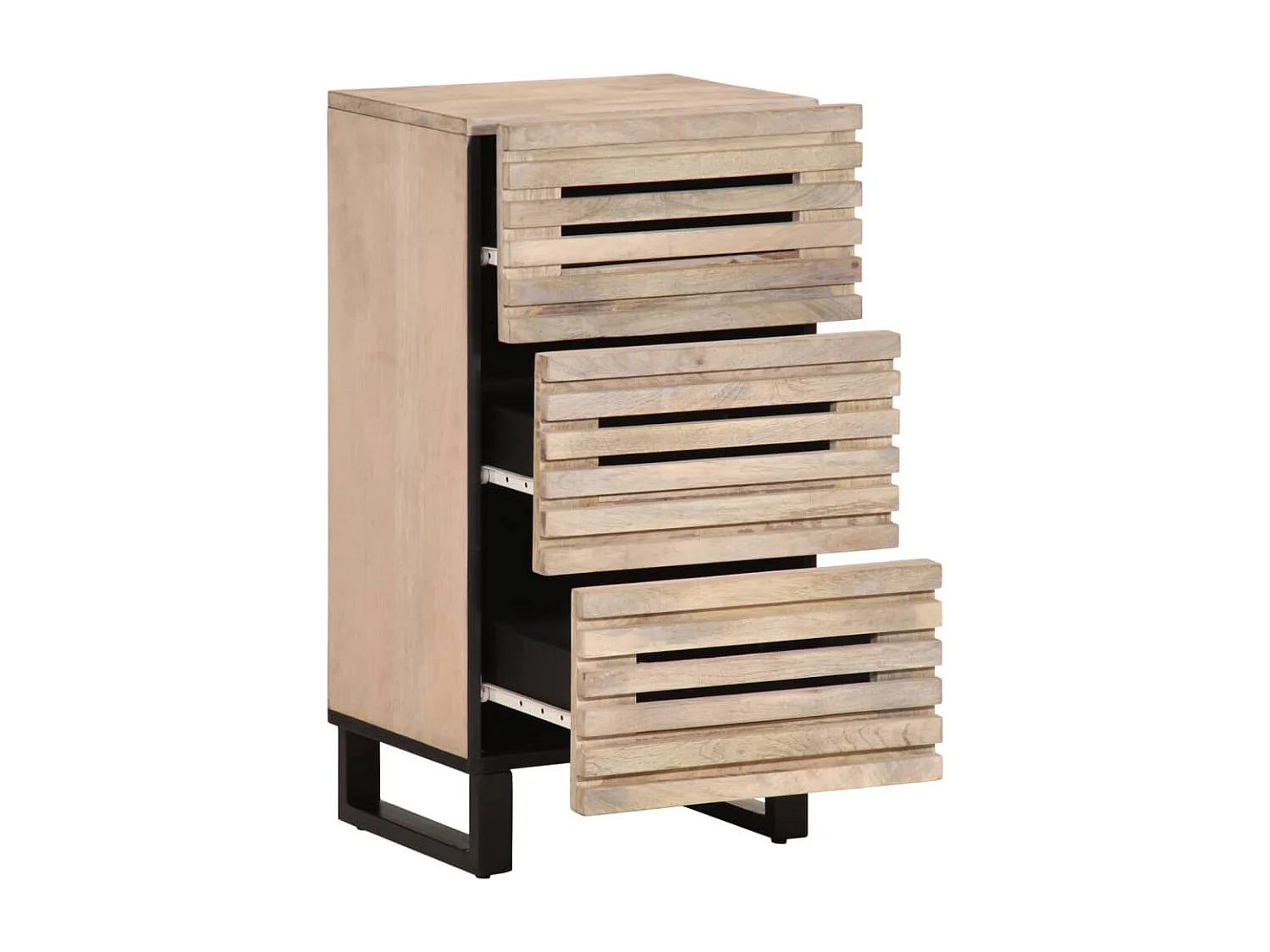 Buffet 40x34x75 cm bois massif de manguier