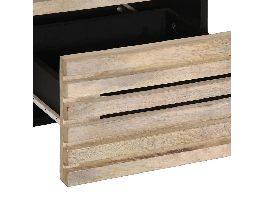 Buffet 40x34x75 cm bois massif de manguier